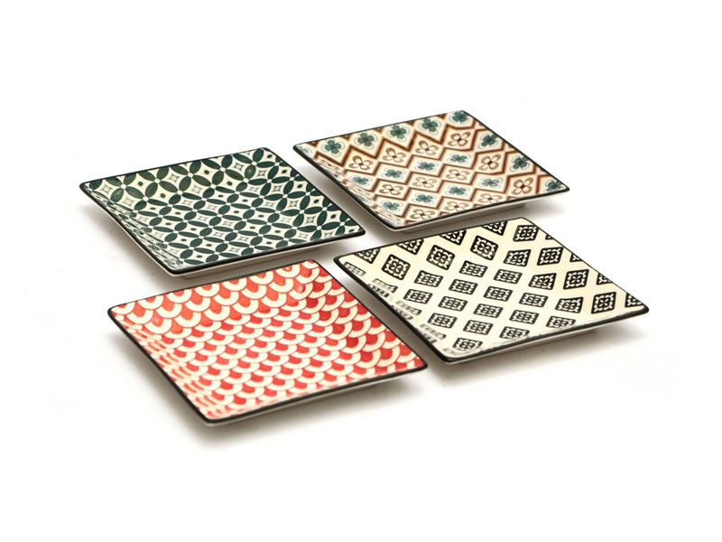 Set Di 6 Piatti Piatti Cosy & Trendy Délirio, Diametro 23,5 Cm, In Gres, Lavastoviglie, Fantasia Varia