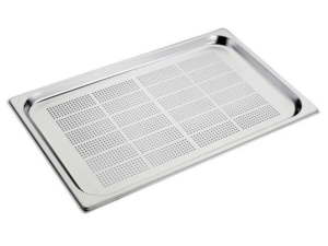 Mori – Bacinelle Forate in Acciaio Inox GN 1/1 – Varie Altezze