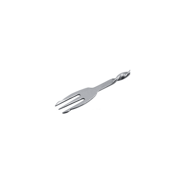 The Bars - Bar spoon con forchettina in acciaio inox cm 28,5