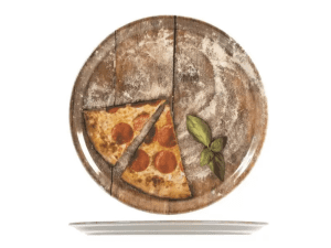 Saturnia - Piatto Pizza Flour Slice 31 cm - Set 6 pz