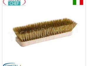 PIAZZA - Spazzola forno con Setole in Ottone - 27x6,5x7 cm
