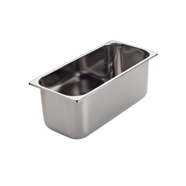 Mori - Bacinella Gelateria in Acciaio Inox 36x16,5xh15 cm