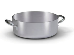 Ballarini Professionale – Casseruola Bassa Due Manici in Alluminio Ø 45cm