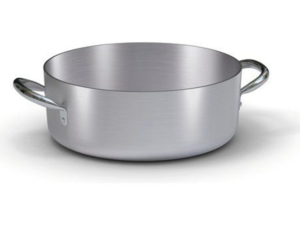 Ballarini Professionale – Casseruola Bassa Due Manici in Alluminio Ø 50cm