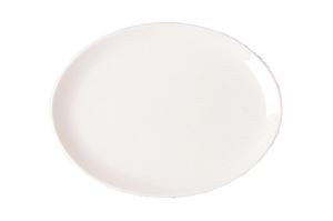 RAK Porcelain - Linea NANO- Piatto Ovale senza bordo 36 x 27 cm 6 pz.