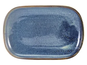 Genware - Vassoio Rettangolare Blu 34 x 23 cm