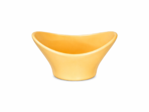 Le Nouveau Coq – Finger Coppetta Ovale Gialla 9.5 cm