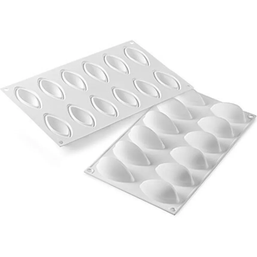 SilikoMart Professional – Stampo in Silicone Quenelle 24 SilikoMart Professional – Stampo in Silicone Quenelle 24