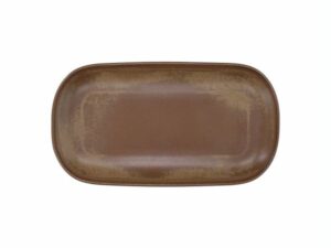 Genware – Vassoio Rettangolare Marrone 34 x 23 cm