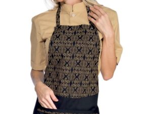 Isacco - Grembiule Pettorina donna Brooklyn e con tasca maori 92