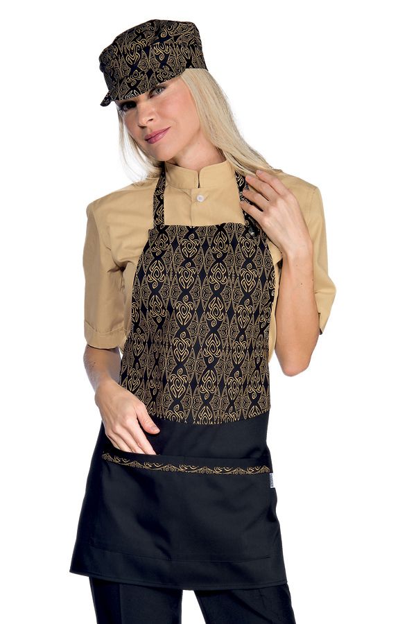 Isacco - Grembiule Pettorina donna Brooklyn e con tasca maori 92 Isacco - Grembiule Pettorina donna Brooklyn e con tasca maori 92