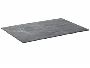 Table Top – Vassoio Rettangolare Royal Black in Melamina 53x32x1,2 cm