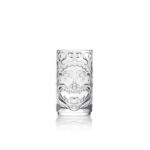 RCR - Tiki Etruria Tumbler 45 cl - Set 4 pz. Il Tiki Etruria è ispirato alla maschera di Medusa, la gorgone per antonomasia che, per volere di Persefone, era la custode degli Inferi. Le Gorgoni rappresentavano la perversione nelle sue tre forme: Euriale rappresentava la perversione sessuale, Steno la perversione morale Medusa la perversione intellettuale. Il nuovo Tiki Etruria di RCR, è il primo al mondo a essere ispirato alla cultura italiana e 100% Made in Italy. Studiati assieme agli esperti di settore, la capacità è ideale per cocktail Tiki, bibite e molto altro. Molto resistenti e anche impilabili.