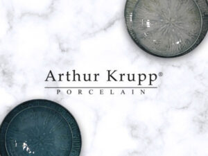 Arthur Krupp – Piatto Fondo Fusion Grey 22 cm – Set 4 pz