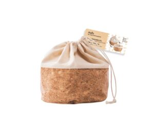 Nuts - Sacchetto Portapane Beige Ø12x16 cm