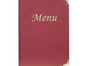 Securit – Portamenù Trendy Bordeaux A5