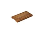 Leone – Tagliere in Acacia con Scanalatura 32,5×26,5 cm