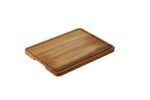 Leone - Tagliere in Acacia con Scanalatura 40x30 cm