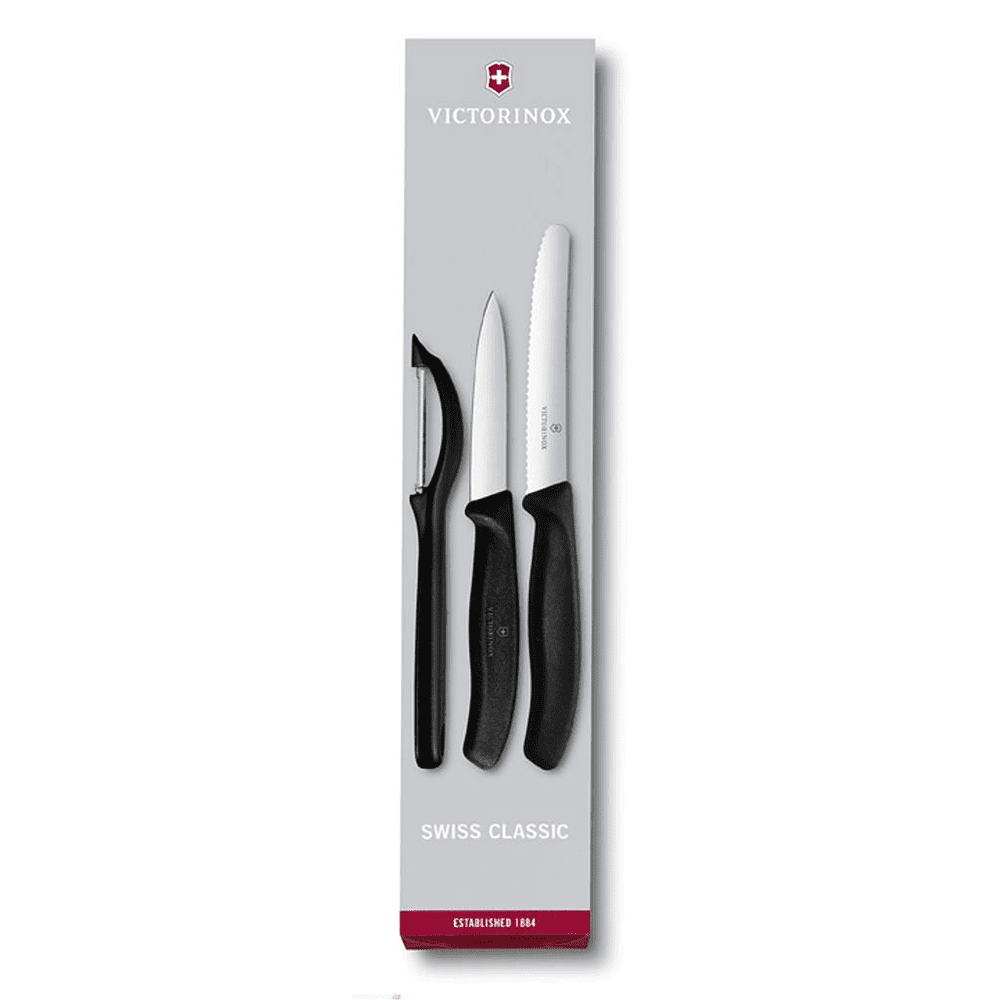 Victorinox - Swiss Classic Set 3 Pezzi Nero - ARRETURCOM SHOP