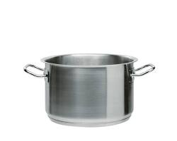 Ilsa - Casseruola Alta per Induzione in Acciaio Inox 2 Maniglie 50cm