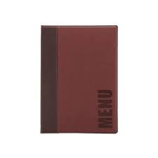 Securit – Portamenù Trendy Bordeaux A5