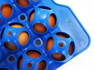 Araven - Contenitore Portauova GN 2/3 Teglie Blu