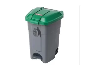 Pattumiera a Pedale Verde 50 lt