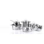 Moneta – Batteria Allegro Acciaio Inox – 10 Pezzi