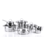 Moneta - Batteria Allegro Acciaio Inox - 10 Pezzi