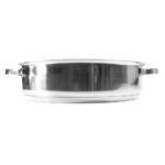 Moneta - Tegame 2 Manici Allegro Acciaio Inox per Induzione 28 cm