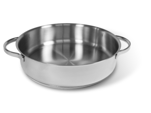 Moneta - Tegame 2 Manici Allegro Acciaio Inox per Induzione 28 cm