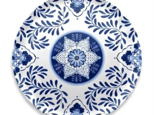Touch-Mel – Vassoio Tondo Santorini in Melamina 40,5 cm