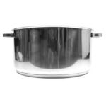 Moneta - Casseruola 2 Manici Allegro Acciaio Inox per Induzione 24 cm