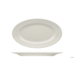 Ariane Porcelain - Piatto Ovale Prime con Falda 36x25,5 cm