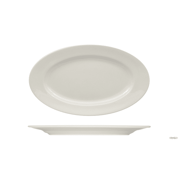 Ariane Porcelain - Piatto Ovale Prime con Falda 36x25,5 cm