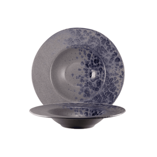 Le Coq - Pasta Bowl Phobos Grigio/Blu 28,5 cm - Set 6 pz