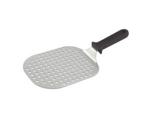 Ilsa - Paletta Pizza Arrotondata Forata in Acciaio Inox 22x18cm