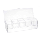 TableCraft - Porta Condimenti in Plastica 5 Scomparti da 560ml