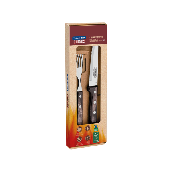 Tramontina - Set Barbecue Coltello + Forchetta Jumbo