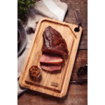 Tramontina - Tagliere Rettangolare in Legno con Scanalatura 49x28 cm