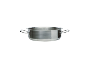 Ilsa - Casseruola Bassa in Acciaio Inox 2 Maniglie 32cm