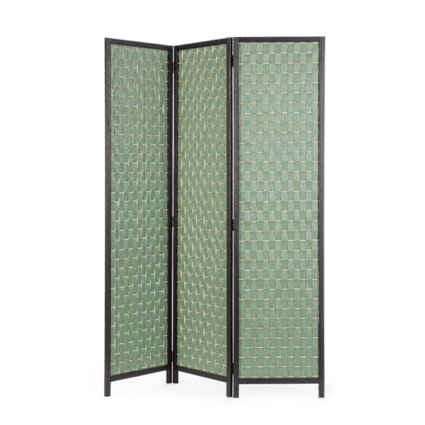 Bizzotto - Paravento Dheva Verde 135x180 cm