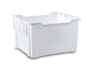 Giganplast - Cassetta Transport Container Strong Bianca 60x50x36 cm