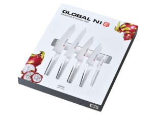 Global - Set 5 Coltelli NI con Barra Magnetica GN-5005AR/M30