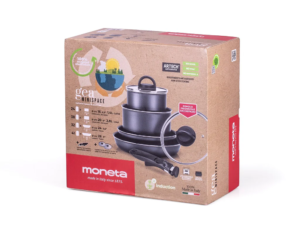 Moneta - Batteria Induzione Gea con Manico Removibile - 6 Pezzi