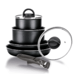 Moneta - Batteria Induzione Gea con Manico Removibile - 6 Pezzi