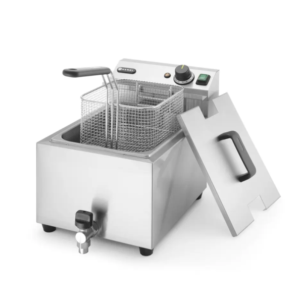 Hendi - Friggitrice Profi Line 8 Lt con Rubinetto 230V/3500W