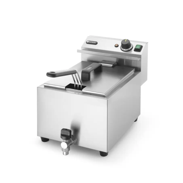 Hendi - Friggitrice Profi Line 8 Lt con Rubinetto 230V/3500W