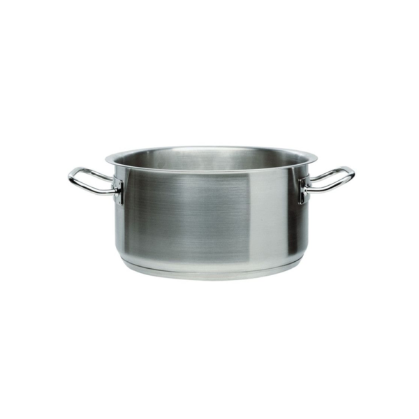 Ilsa - Casseruola Media per Induzione in Acciaio Inox 2 Maniglie 36cm