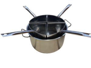 Montini Guerino - Cuocipasta 4 Spicchi in Acciaio Inox per Induzione Ø 36 cm